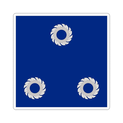 Flag Thai Vice Admiral (Thailand) STICKER Vinyl Kiss-Cut Decal 6 Inch White - The Sticker Space