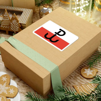 Flaga PPP (Poland) STICKER Vinyl Kiss-Cut Decal - The Sticker Space