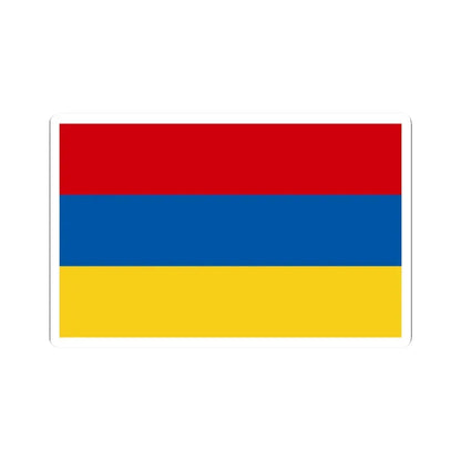 Flaga Zabrza (Poland) STICKER Vinyl Kiss-Cut Decal 2 Inch White - The Sticker Space