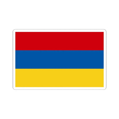 Flaga Zabrza (Poland) STICKER Vinyl Kiss-Cut Decal 6 Inch White - The Sticker Space