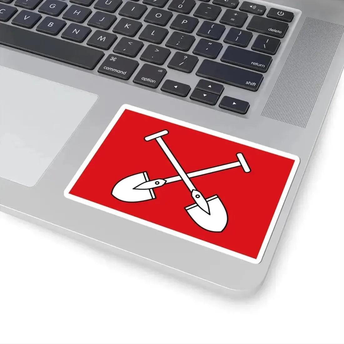 Flagge Buetgenbach (Belgium) STICKER Vinyl Kiss-Cut Decal - The Sticker Space