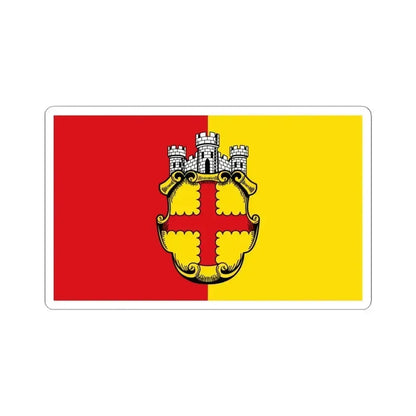 Flagge Eupen (Belgium) STICKER Vinyl Kiss-Cut Decal 6 Inch White - The Sticker Space