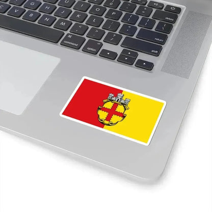 Flagge Eupen (Belgium) STICKER Vinyl Kiss-Cut Decal - The Sticker Space