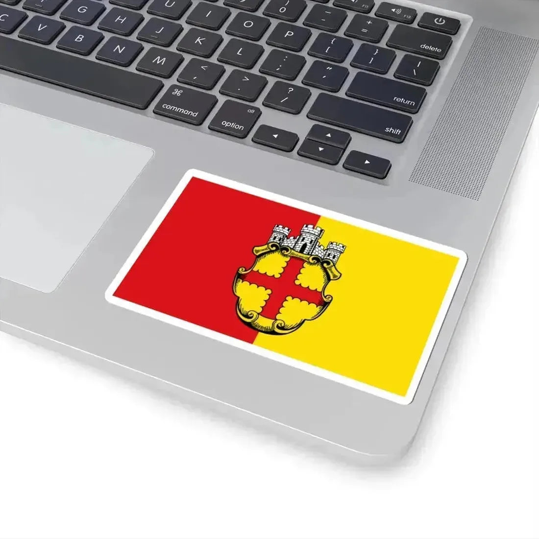 Flagge Eupen (Belgium) STICKER Vinyl Kiss-Cut Decal - The Sticker Space