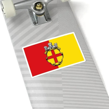 Flagge Eupen (Belgium) STICKER Vinyl Kiss-Cut Decal - The Sticker Space