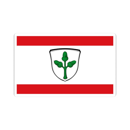 Flagge Frankenhausen Mühltal (Germany) STICKER Vinyl Kiss-Cut Decal 3 Inch White - The Sticker Space