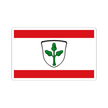 Flagge Frankenhausen Mühltal (Germany) STICKER Vinyl Kiss-Cut Decal 6 Inch White - The Sticker Space