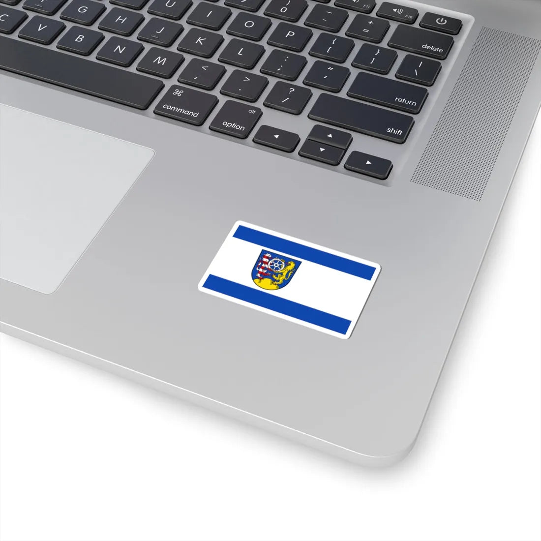 Flagge Landkreis Frankenberg (Germany) STICKER Vinyl Kiss-Cut Decal - The Sticker Space