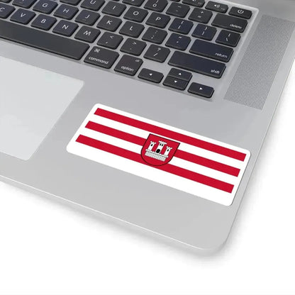 Flagge von Klosterneuburg (Austria) STICKER Vinyl Kiss-Cut Decal - The Sticker Space