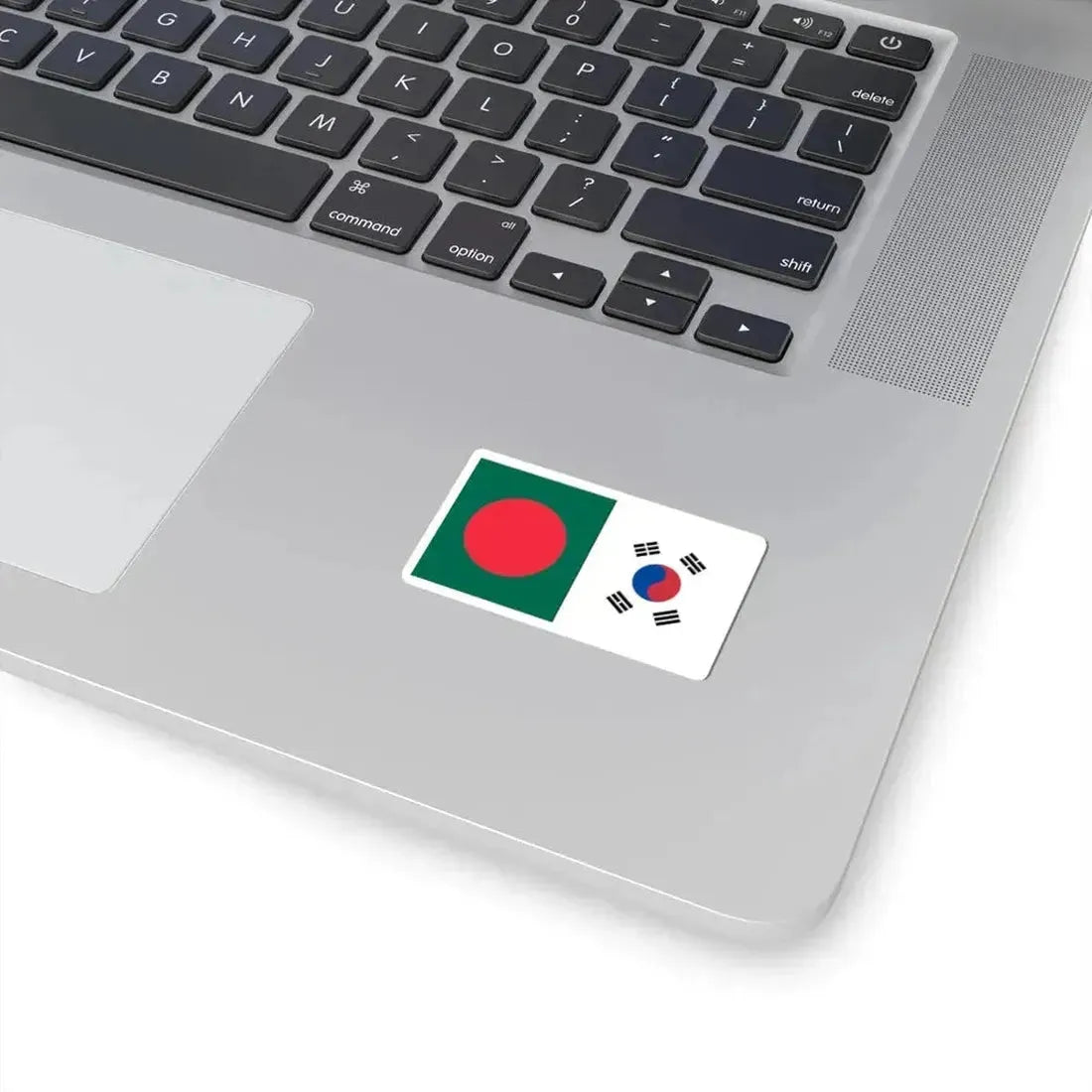 Flags of Bangladesh and South Korea 16-9 (Bangladesh) STICKER Vinyl Kiss-Cut Decal - The Sticker Space