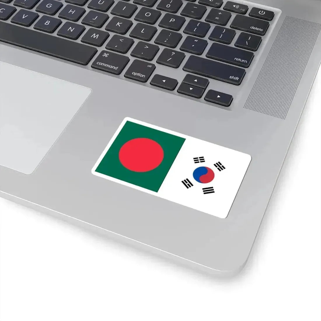 Flags of Bangladesh and South Korea 16-9 (Bangladesh) STICKER Vinyl Kiss-Cut Decal - The Sticker Space