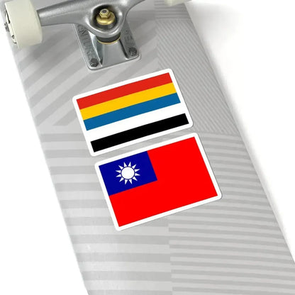 Flags of the Republic of China (China) STICKER Vinyl Kiss-Cut Decal - The Sticker Space