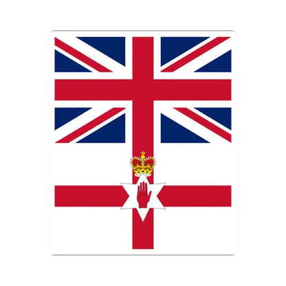 Flags of the United Kingdom and Northern Ireland 1953-1972 (Ireland) STICKER Vinyl Kiss-Cut Decal 2 Inch White - The Sticker Space