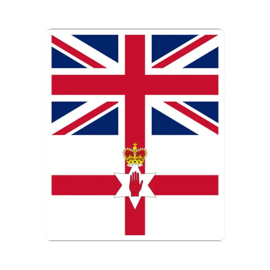 Flags of the United Kingdom and Northern Ireland 1953-1972 (Ireland) STICKER Vinyl Kiss-Cut Decal 2 Inch White - The Sticker Space