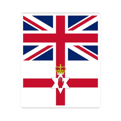 Flags of the United Kingdom and Northern Ireland 1953-1972 (Ireland) STICKER Vinyl Kiss-Cut Decal 3 Inch White - The Sticker Space