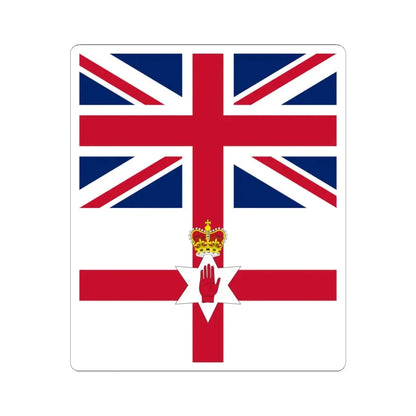 Flags of the United Kingdom and Northern Ireland 1953-1972 (Ireland) STICKER Vinyl Kiss-Cut Decal 6 Inch White - The Sticker Space