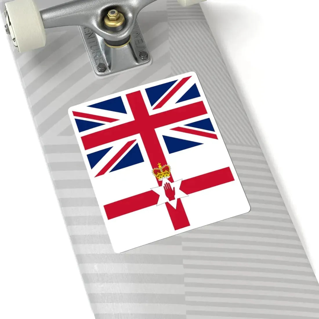 Flags of the United Kingdom and Northern Ireland 1953-1972 (Ireland) STICKER Vinyl Kiss-Cut Decal - The Sticker Space