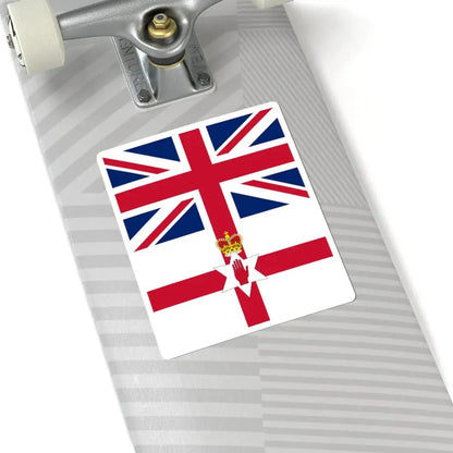 Flags of the United Kingdom and Northern Ireland 1953-1972 (Ireland) STICKER Vinyl Kiss-Cut Decal - The Sticker Space