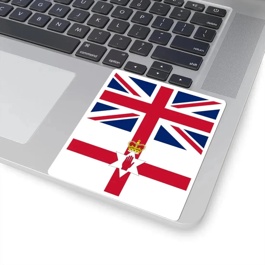Flags of the United Kingdom and Northern Ireland 1953-1972 (Ireland) STICKER Vinyl Kiss-Cut Decal - The Sticker Space