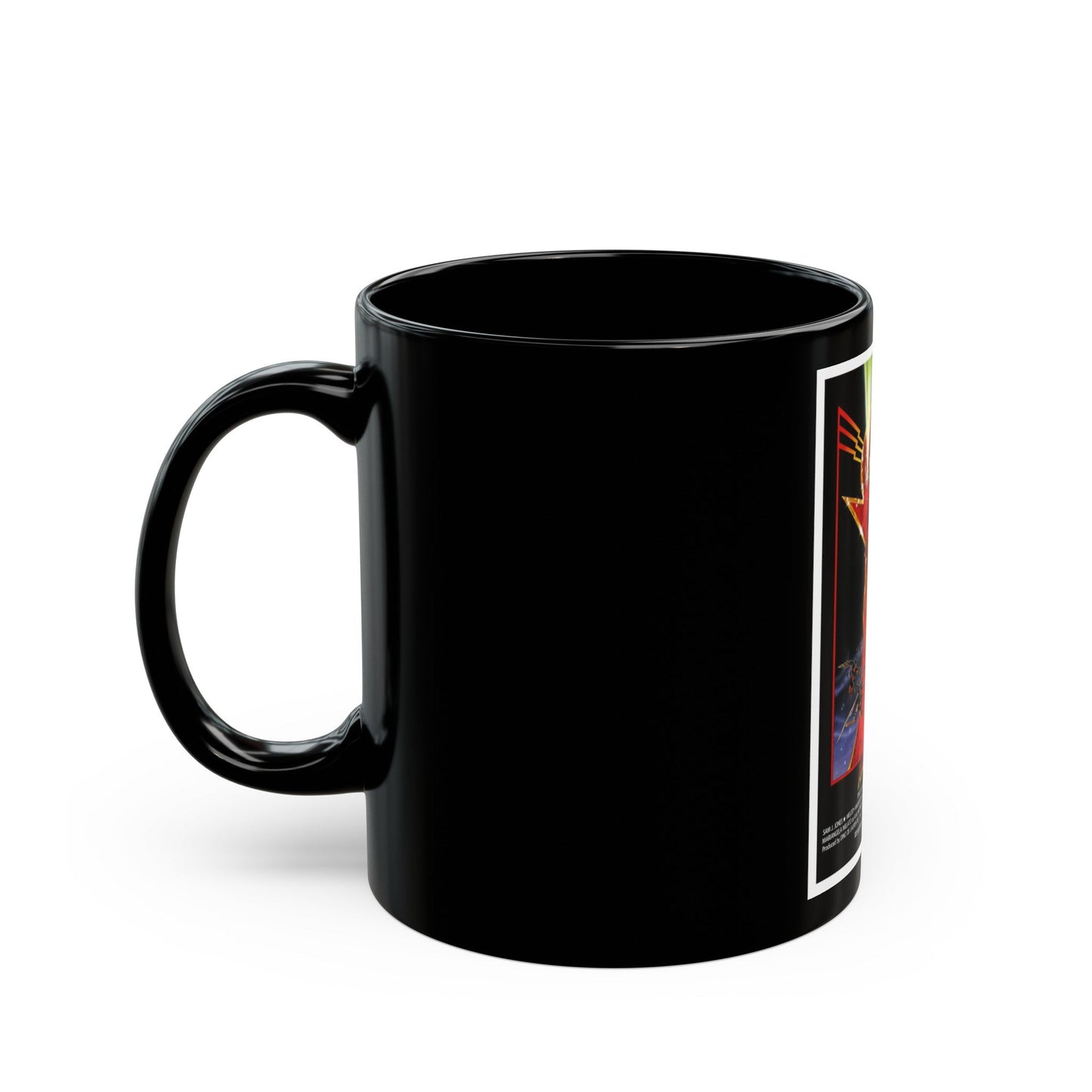 FLASH GORDON 1936 Movie Poster - Black Coffee Mug-The Sticker Space