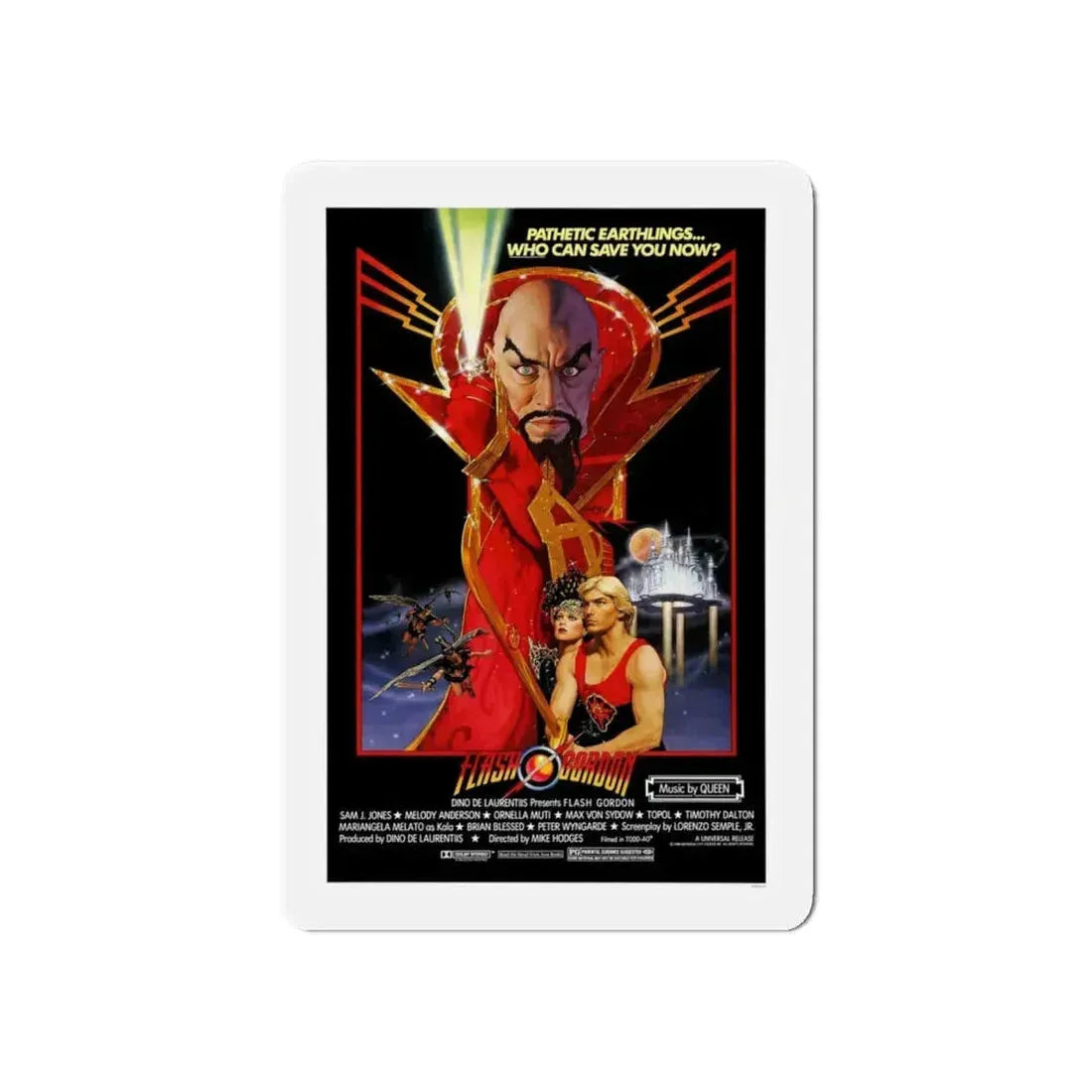 FLASH GORDON 1936 Movie Poster - Refrigerator Magnet 6 Inch - The Sticker Space