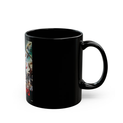 FLASH GORDON (ASIAN) 1936 Movie Poster - Black Coffee Mug-The Sticker Space