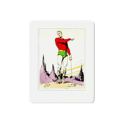 Flash Gordon Print (Puck -- The Comic Weekly, 1939) (Magazine Illustration) Refrigerator Magnet 6 Inch Die-Cut - The Sticker Space