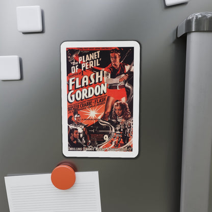 FLASH GORDON - THE PLANET OF PERIL 1936 Movie Poster - Die-Cut Magnet-The Sticker Space