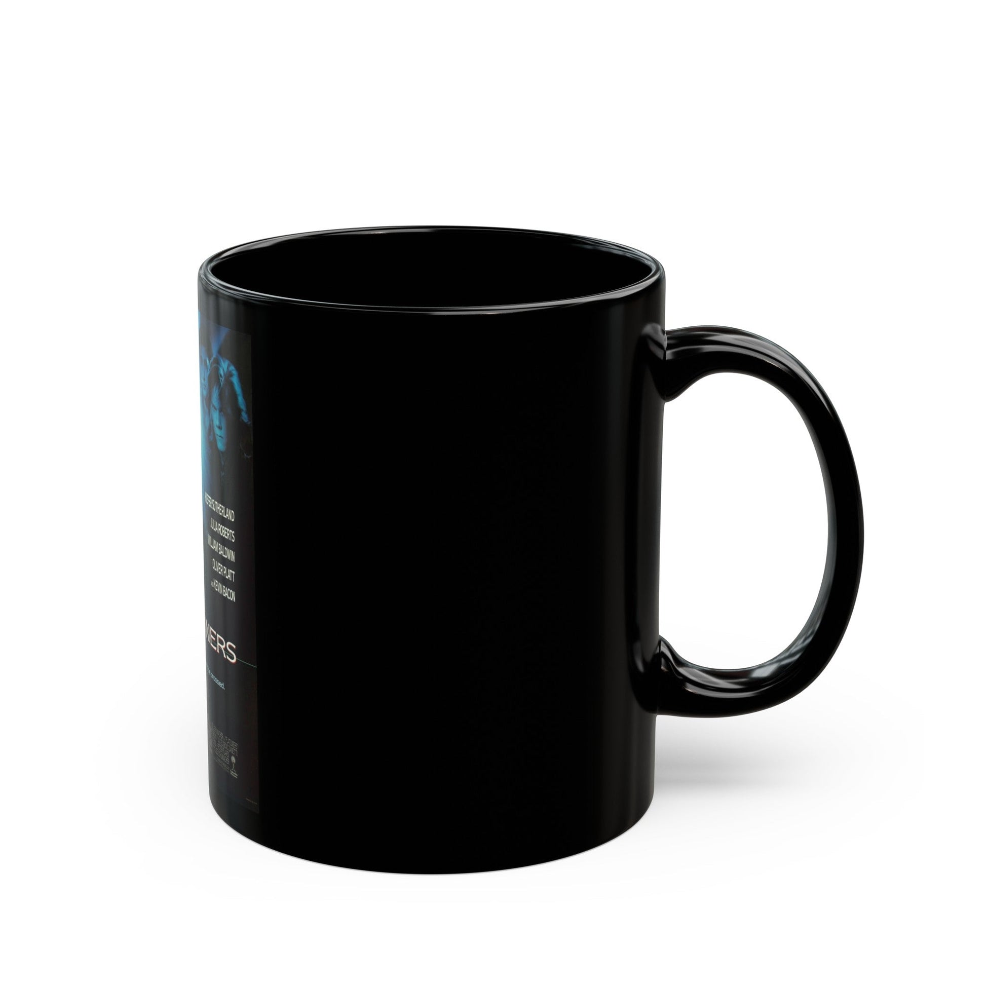 FLATLINERS 1990 Movie Poster - Black Coffee Mug-The Sticker Space