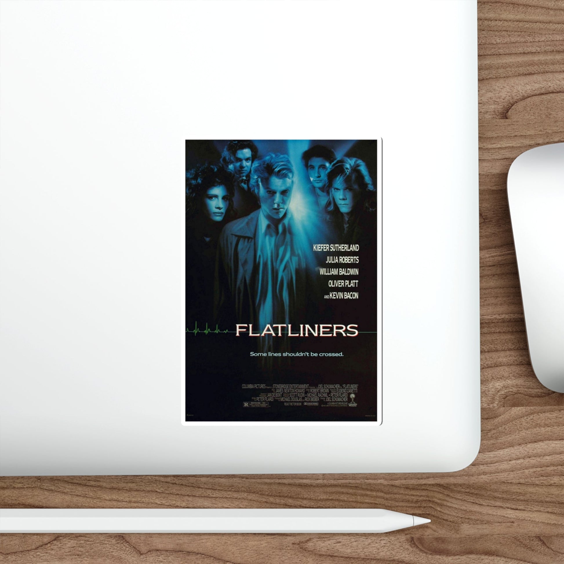 FLATLINERS 1990 Movie Poster STICKER Vinyl Die-Cut Decal-The Sticker Space