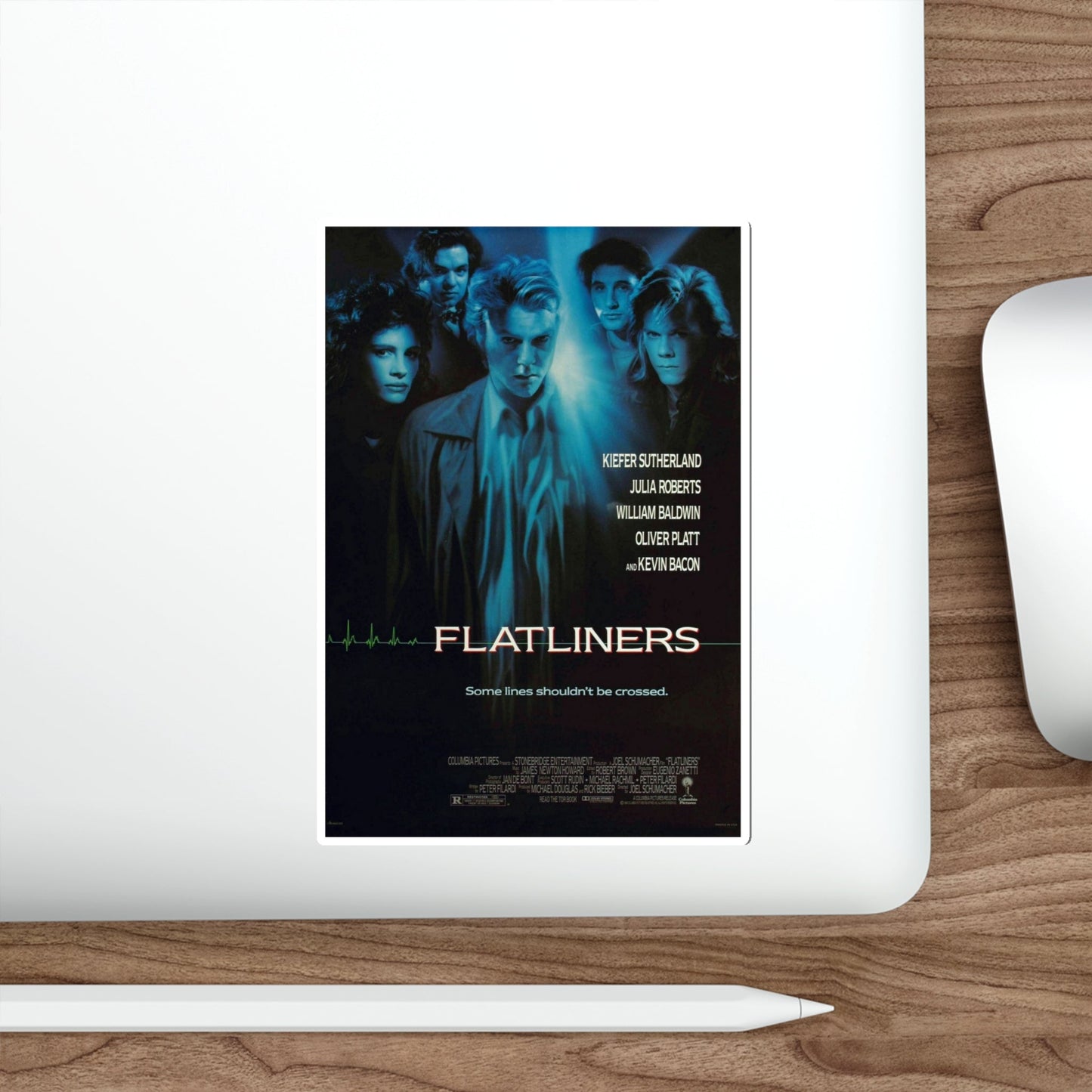 FLATLINERS 1990 Movie Poster STICKER Vinyl Die-Cut Decal-The Sticker Space