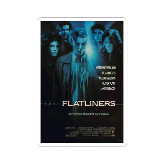 FLATLINERS 1990 Movie Poster - STICKER Vinyl Kiss-Cut Decal 2 Inch White - The Sticker Space