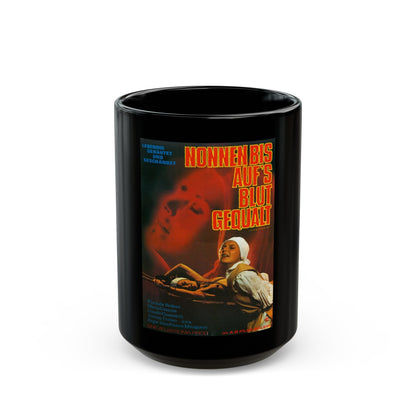 FLAVIA THE HERETIC (GERMAN) 1974 Movie Poster - Black Coffee Mug-15oz-The Sticker Space