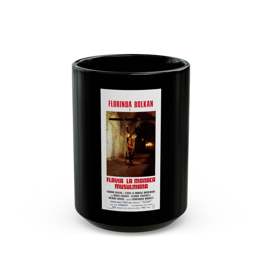 FLAVIA THE HERETIC (ITALIAN) 1974 Movie Poster - Black Coffee Mug-15oz-The Sticker Space