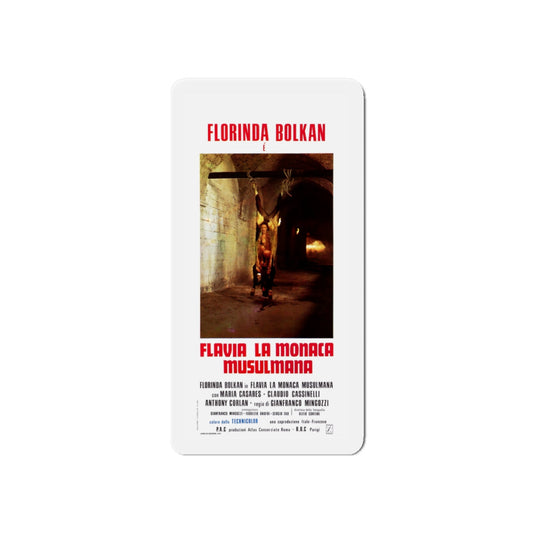 FLAVIA THE HERETIC (ITALIAN) 1974 Movie Poster - Die-Cut Magnet-6 × 6"-The Sticker Space