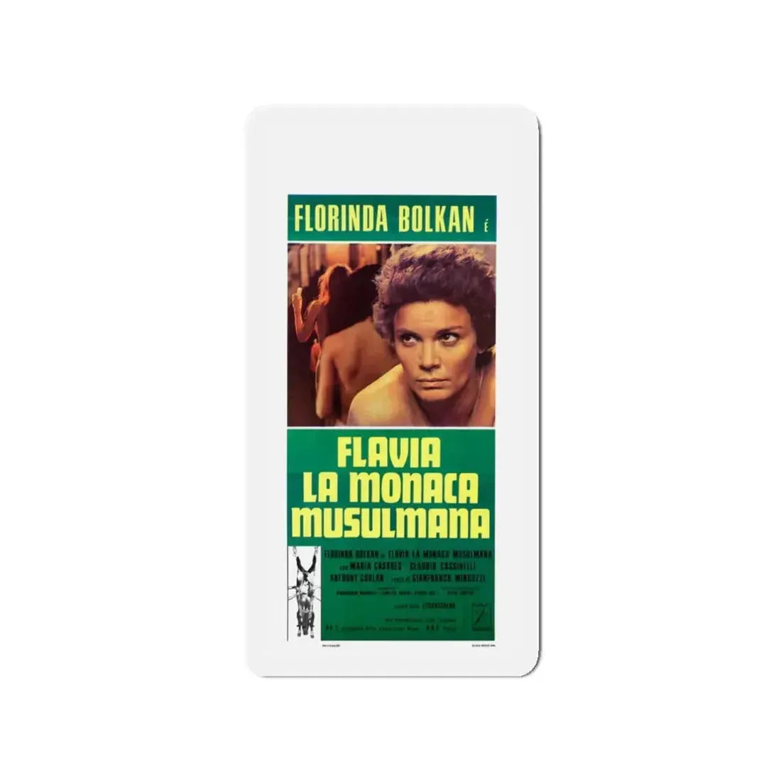FLAVIA THE HERETIC (ITALIAN) (2) 1974 Movie Poster - Refrigerator Magnet 3 Inch - The Sticker Space