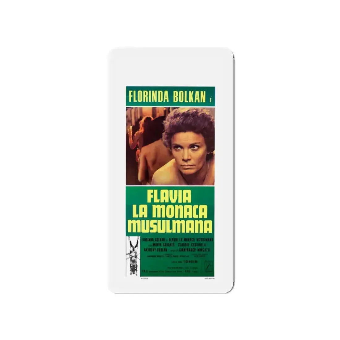 FLAVIA THE HERETIC (ITALIAN) (2) 1974 Movie Poster - Refrigerator Magnet 4 Inch - The Sticker Space