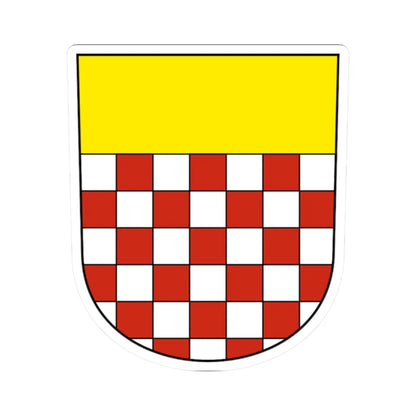 Flawil-blazon (Switzerland) (Coat of Arms) STICKER Vinyl Kiss-Cut Decal 2 Inch White - The Sticker Space
