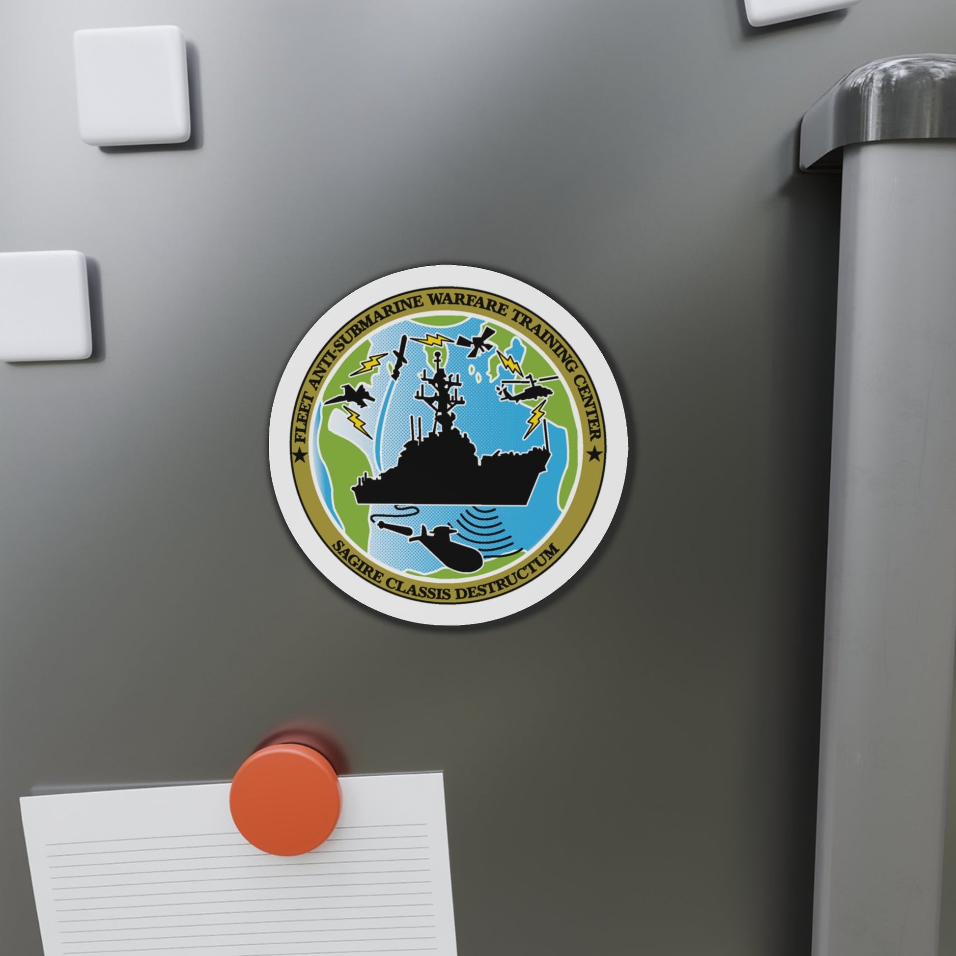 Fleet Anti Submarine Warfare Training Center (U.S. Navy) Die-Cut Magnet-The Sticker Space