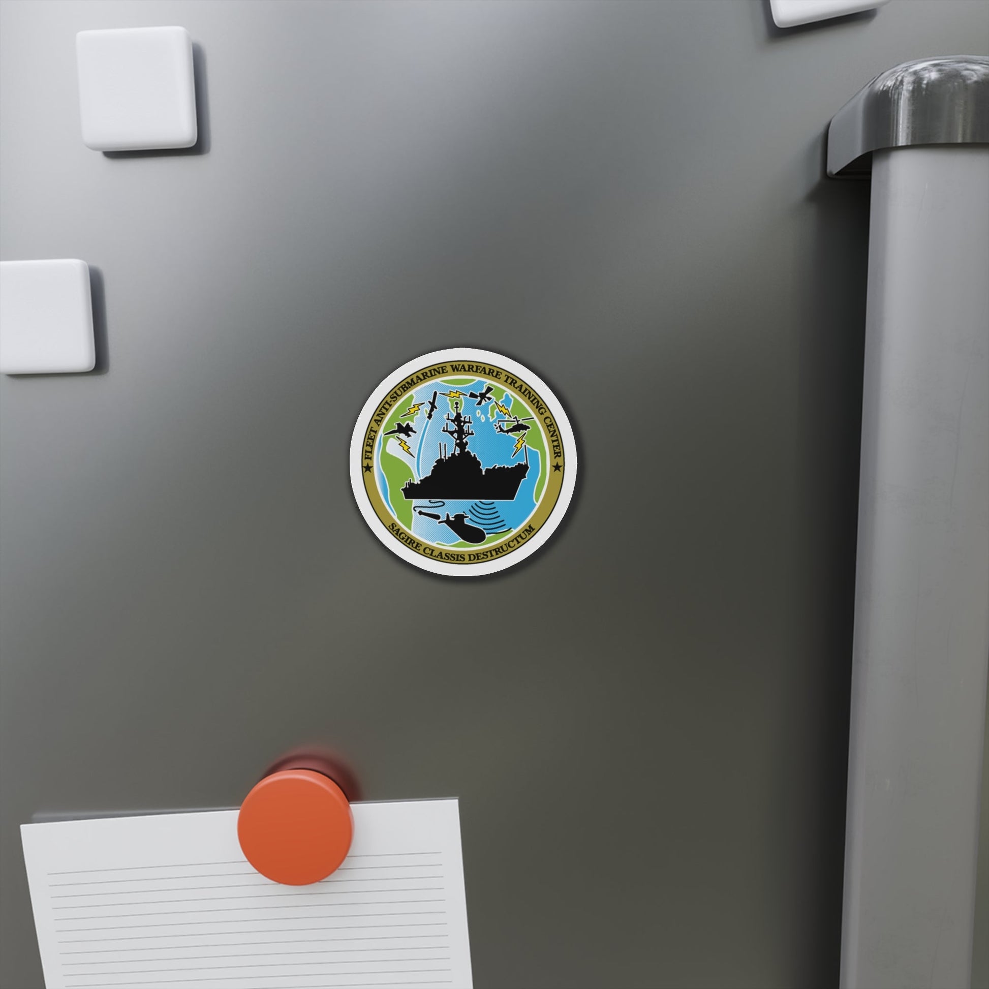 Fleet Anti Submarine Warfare Training Center (U.S. Navy) Die-Cut Magnet-The Sticker Space