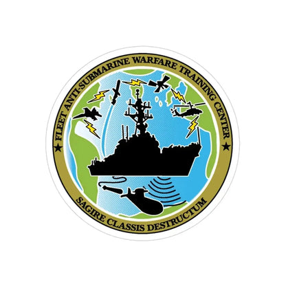 Fleet Anti Submarine Warfare Training Center (U.S. Navy) Transparent STICKER Die-Cut Vinyl Decal - The Sticker Space