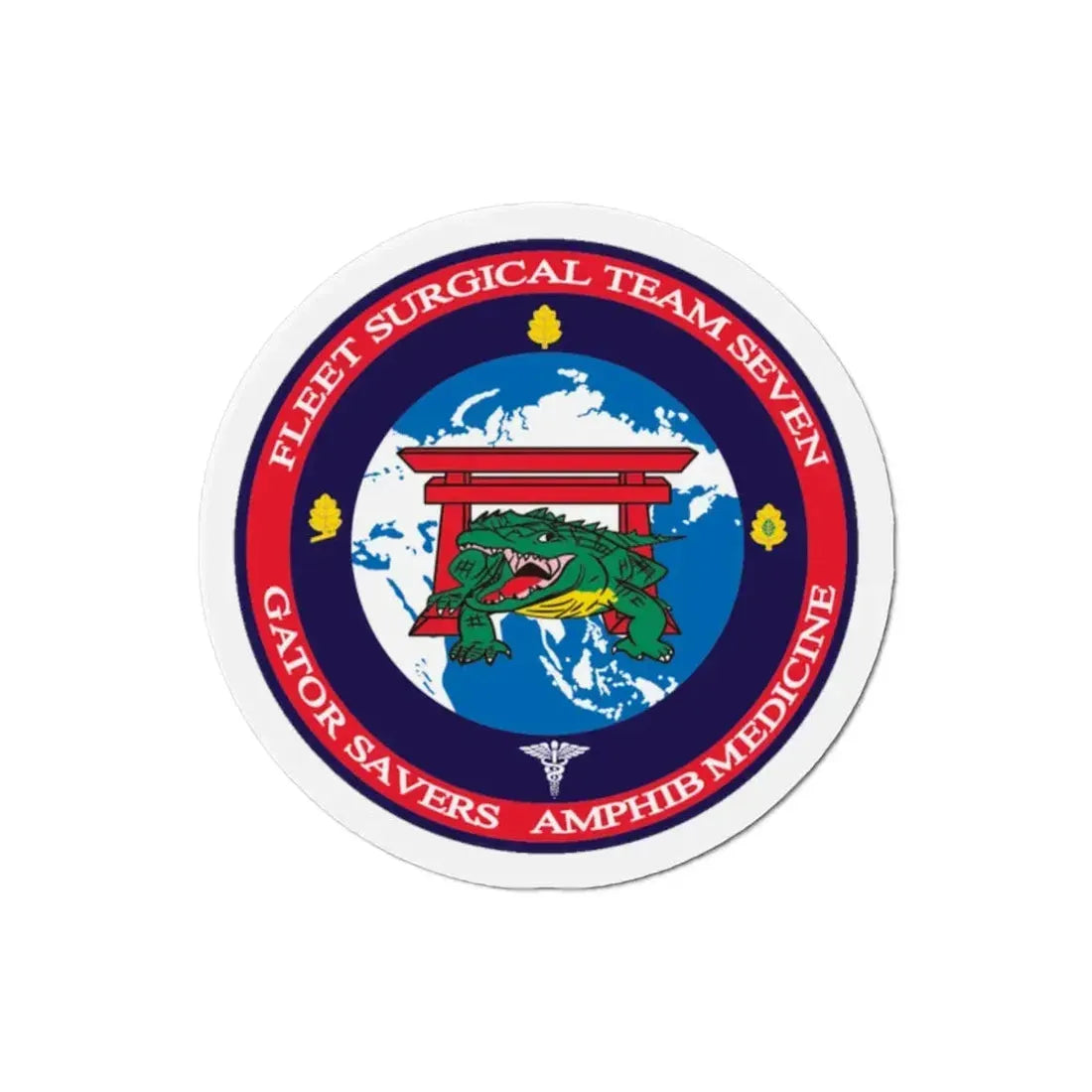 Fleet Surgical Team 7 (U.S. Navy) Refrigerator Magnet 2 Inch - The Sticker Space