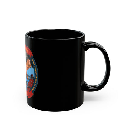 Fleet Weather Center San Diego (U.S. Navy) Black Coffee Mug-The Sticker Space