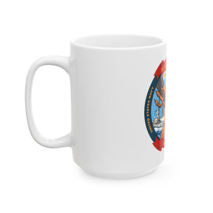 Fleet Weather Center San Diego (U.S. Navy) White Coffee Mug-The Sticker Space