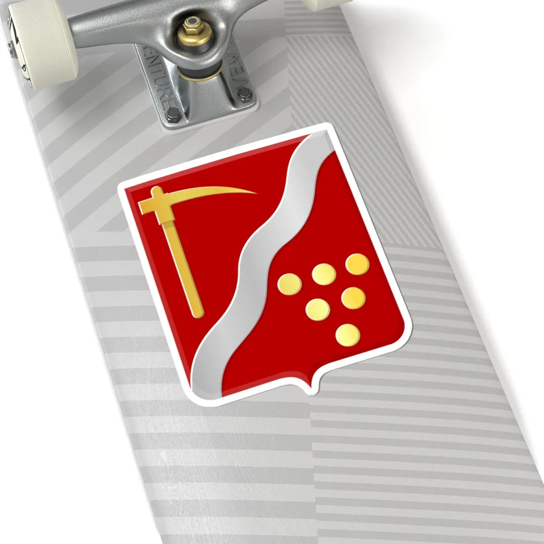 Flemalle wapen (Belgium) (Coat of Arms) STICKER Vinyl Kiss-Cut Decal - The Sticker Space