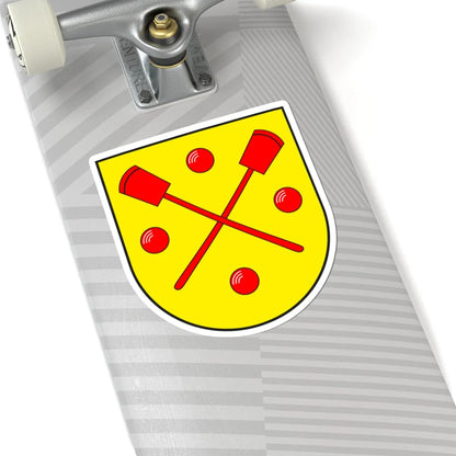 Flerden wappen (Switzerland) (Coat of Arms) STICKER Vinyl Kiss-Cut Decal - The Sticker Space