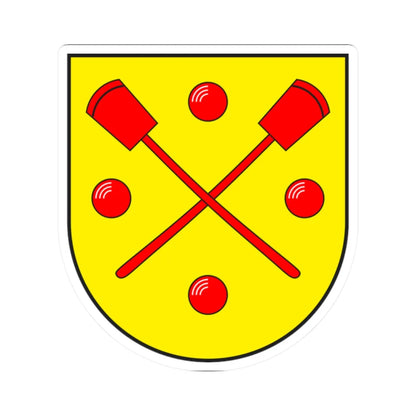 Flerden wappen (Switzerland) (Coat of Arms) STICKER Vinyl Kiss-Cut Decal - The Sticker Space