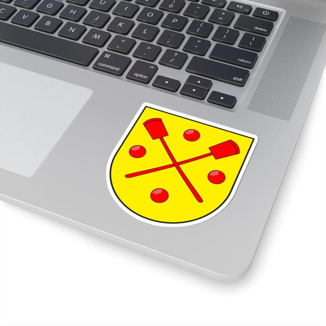 Flerden wappen (Switzerland) (Coat of Arms) STICKER Vinyl Kiss-Cut Decal - The Sticker Space