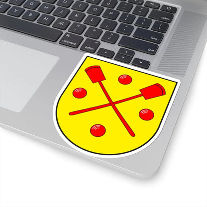 Flerden wappen (Switzerland) (Coat of Arms) STICKER Vinyl Kiss-Cut Decal - The Sticker Space