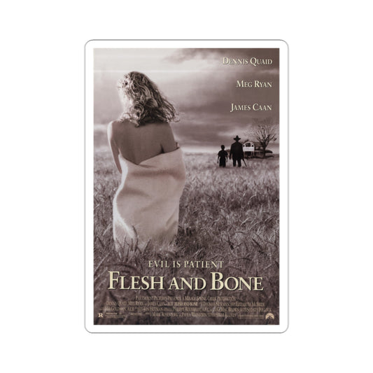 Flesh and Bone 1993 Movie Poster STICKER Vinyl Die-Cut Decal-2 Inch-The Sticker Space